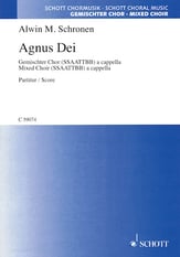Agnus Dei SSAATTBB choral sheet music cover